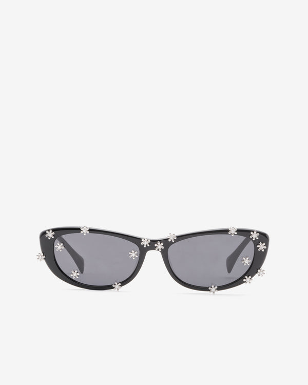 Yvmin - Women's Flower Sunglasses - (Black/Black)