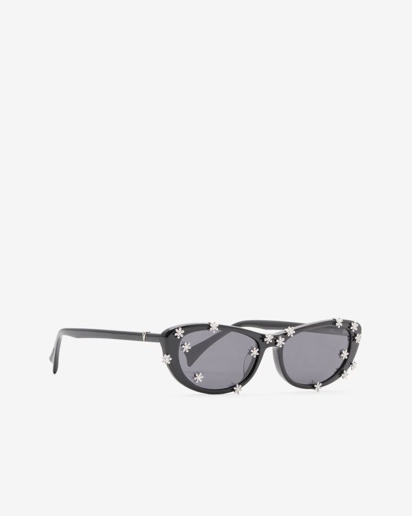 Yvmin - Women's Flower Sunglasses - (Black/Black)