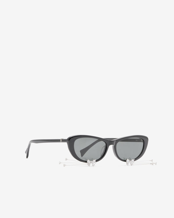 Yvmin - Women's Kitten Whisker Sunglasses - (Black)