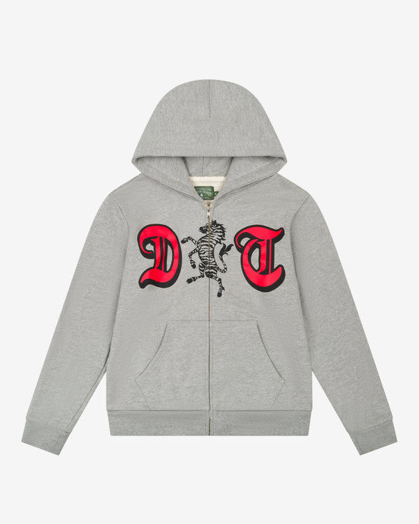 Denim Tears - Men's DT Zebra Zip Hoodie - (Grey)