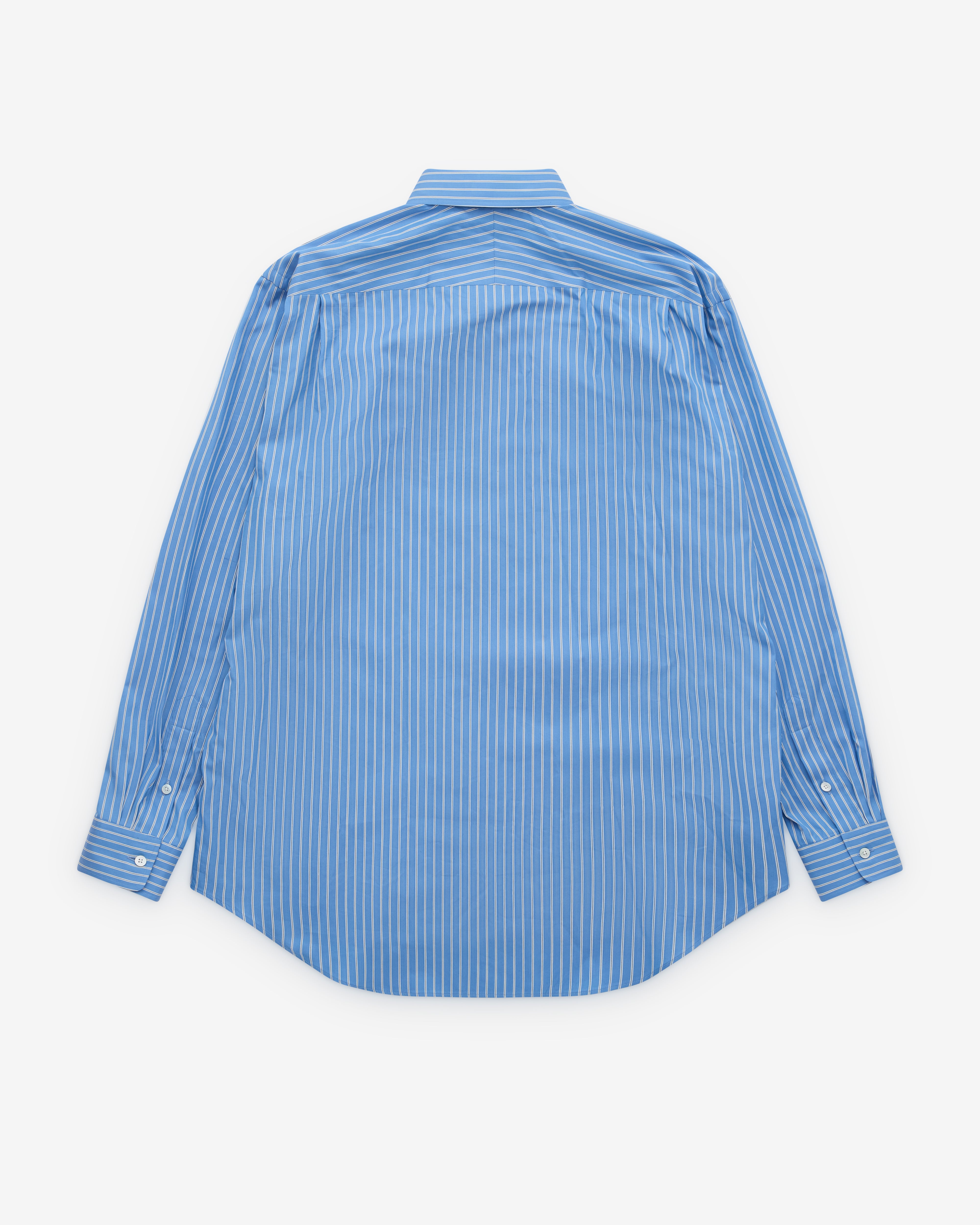 AURALLEE LIGHT BLUE STRIPEシャツ AURALLEE LIGHT BLUE STRIPEシャツ