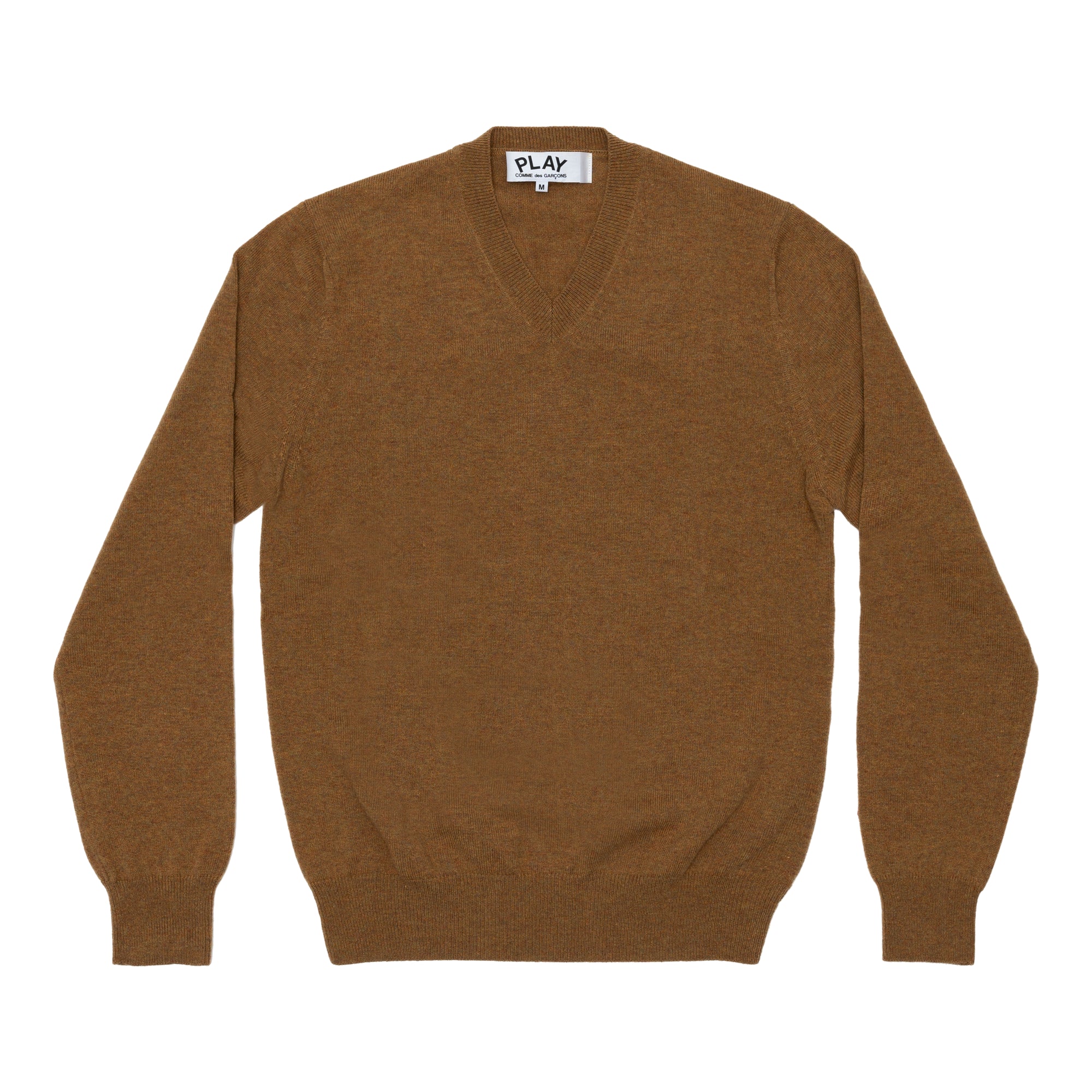 Play - Men’s Lambswool V Neck Sweater - (Brown) view 1