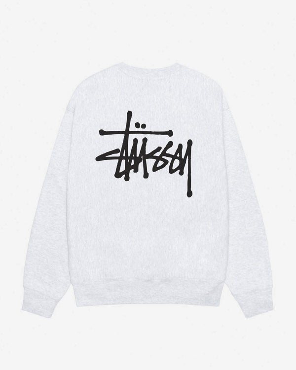 Stussy - Men's Basic Stussy Crew - (Ash Heather)