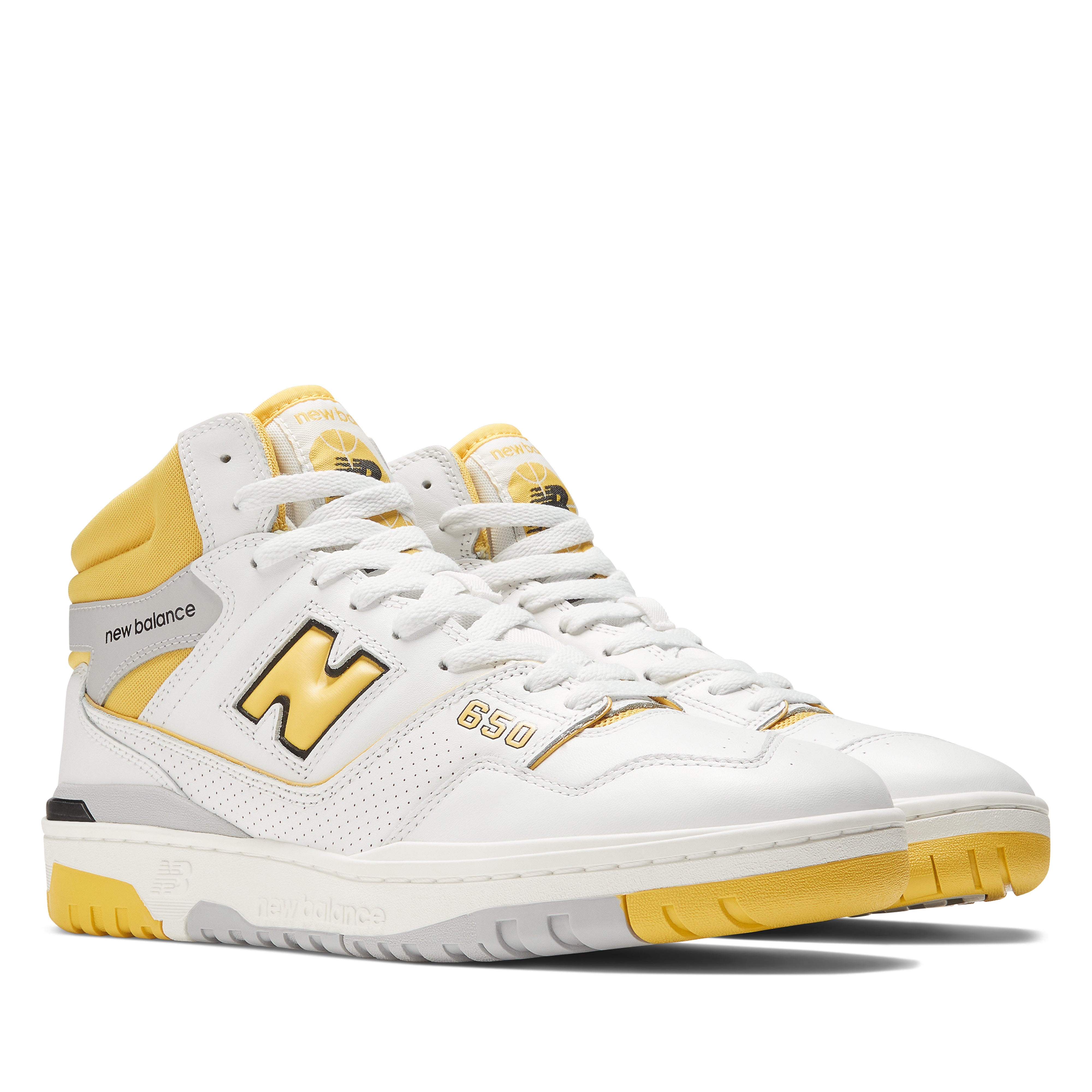 New Balance - Men’s BB650RCG - (White/Yellow)