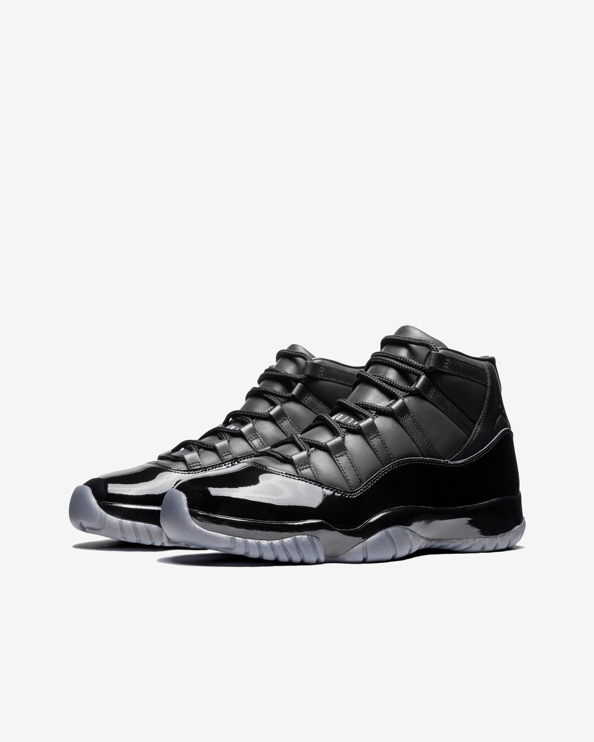 Black COMME des GARÇONS Homme Plus Air Jordan 11 quarter view