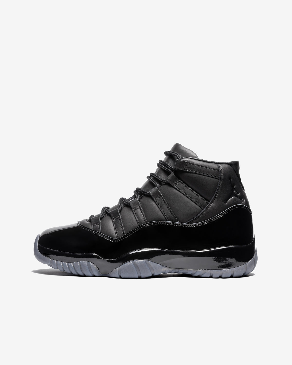 Black COMME des GARÇONS Homme Plus Air Jordan 11 side view