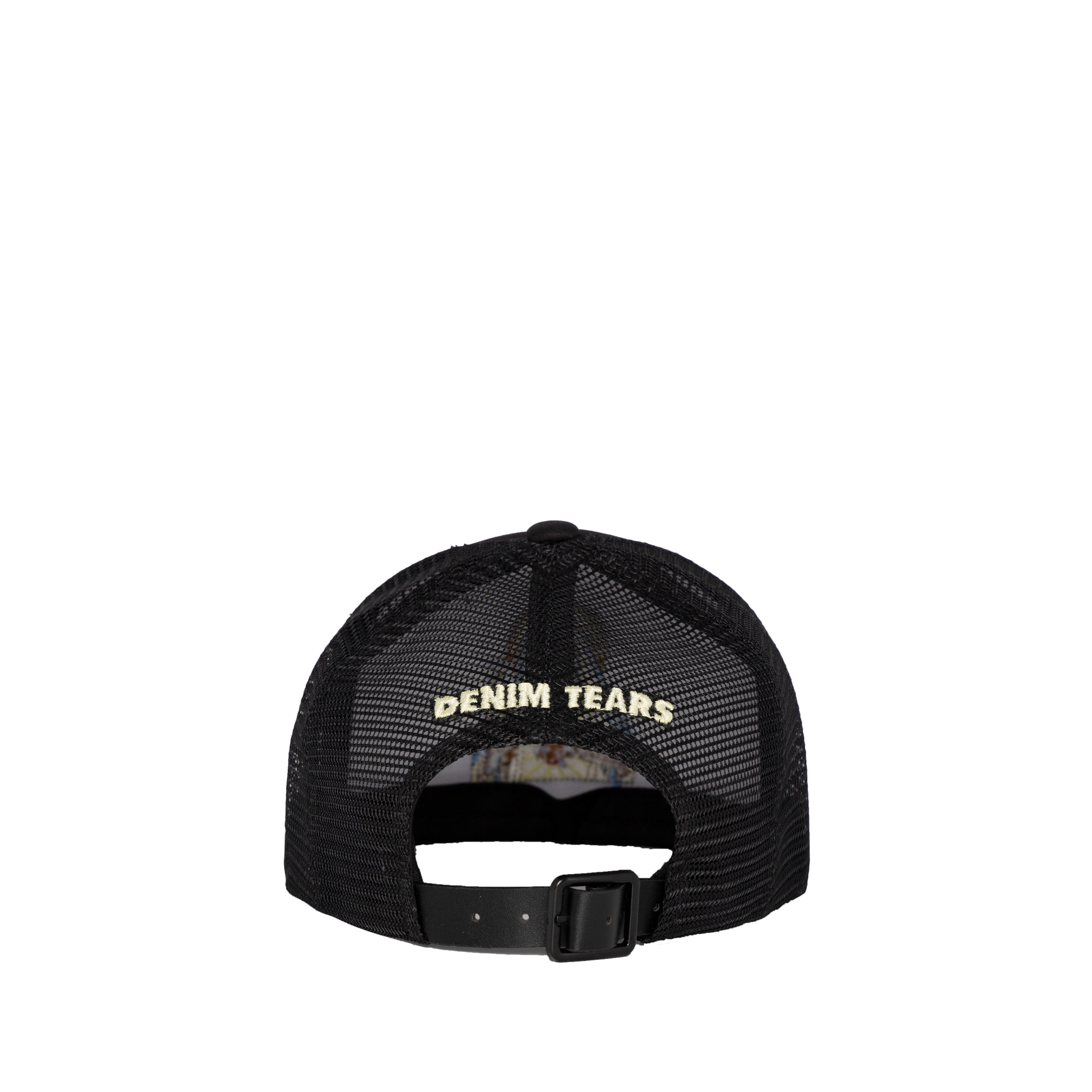 Denim Tears Black Madonna Trucker Hat (Black) | Dover Street