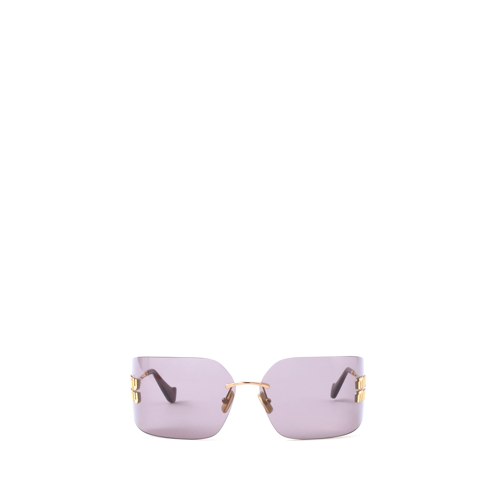 Miu Miu - Women’s Runway Sunglasses - (Mauve Lenses) view 1