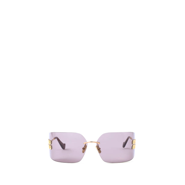 Miu Miu - Women’s Runway Sunglasses - (Mauve Lenses)