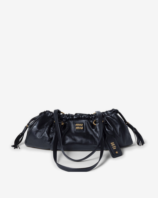 Miu Miu - Women's Joie Nappa Leather Bag - (Black)