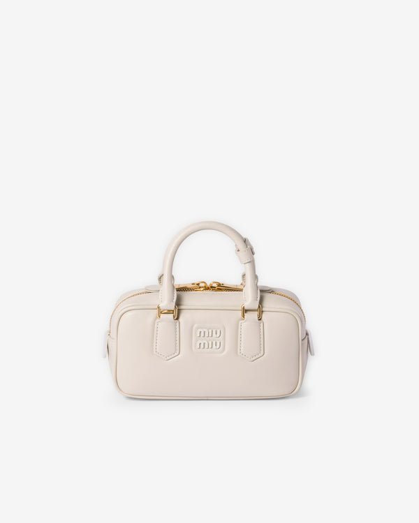 Miu Miu - Women's Arcadie Leather Bag - (Chalk White)