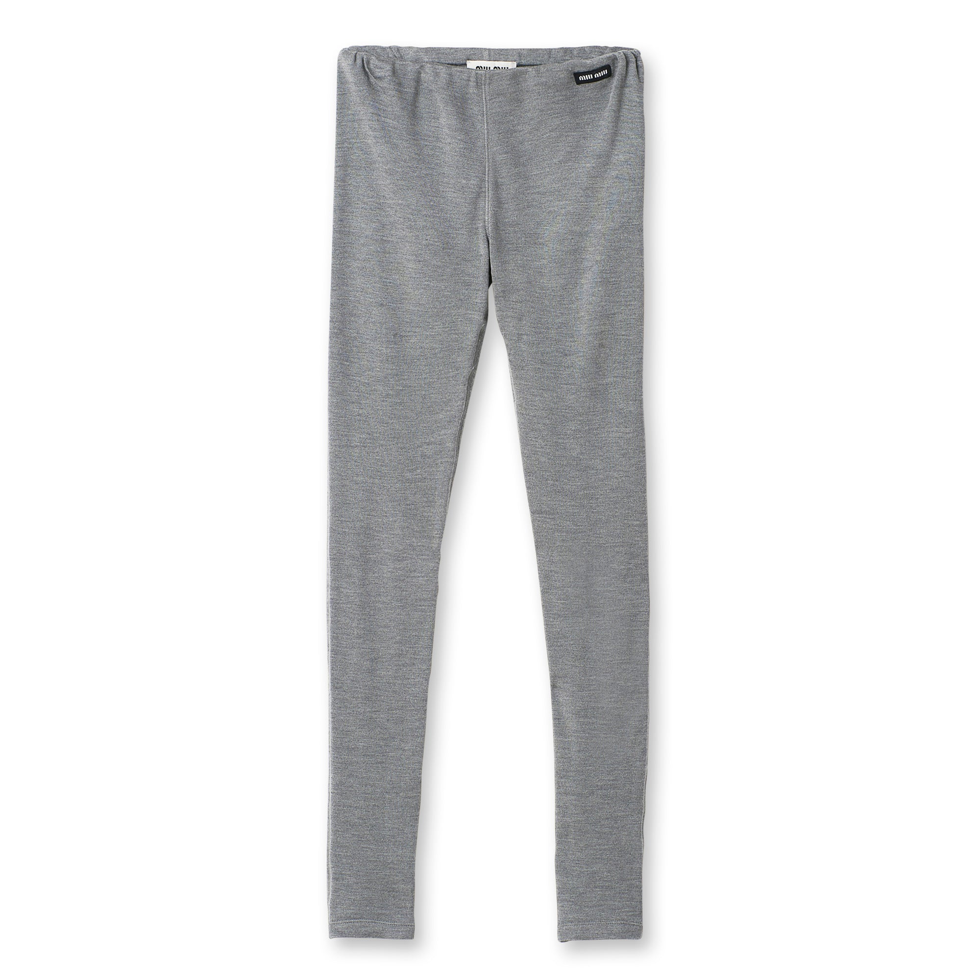 Miu Miu - Women’s Silk Jersey Pants - (Grey) view 1