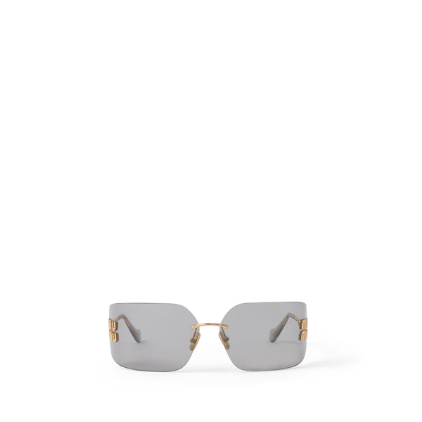 Miu Miu - Women’s Runway Sunglasses - (Light Grey)