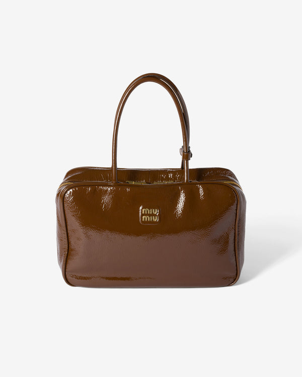 Miu Miu - Beau Naplak Patent Leather Bag - (Palisander)