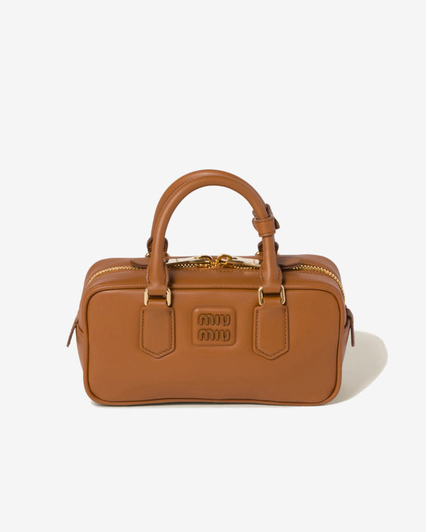 Miu Miu - Arcadie Leather Bag - (Cognac)