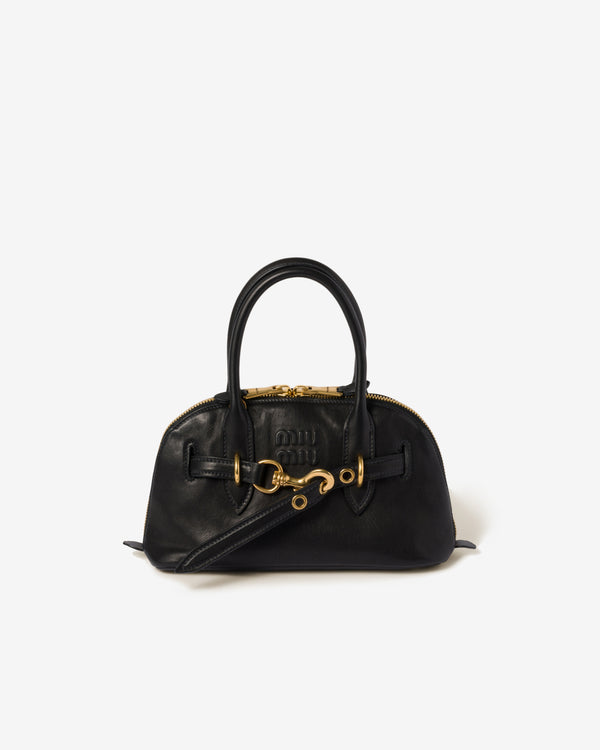 Miu Miu - Aventure Nappa Leather Top-handle Bag - (Black)