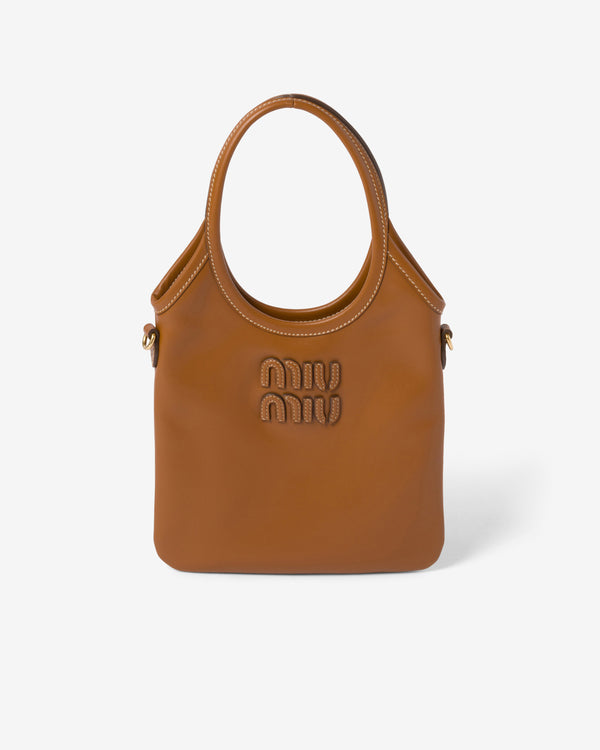 Miu Miu - IVY Leather Handbag - (Cognac)