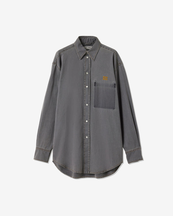 Miu Miu - Chambray Shirt - (Grey)