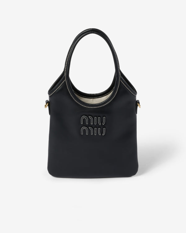 Miu Miu - IVY Leather Handbag - (Black)