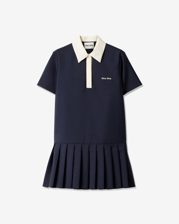 Miu Miu - Kid Mohair Mini-Dress - (Navy)