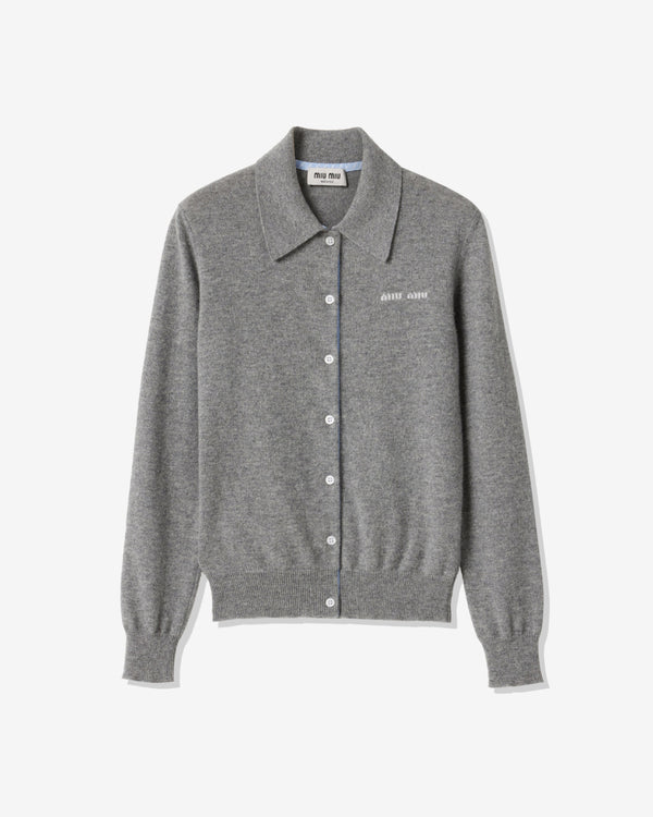 Miu Miu - Cashmere Cardigan - (Grey)