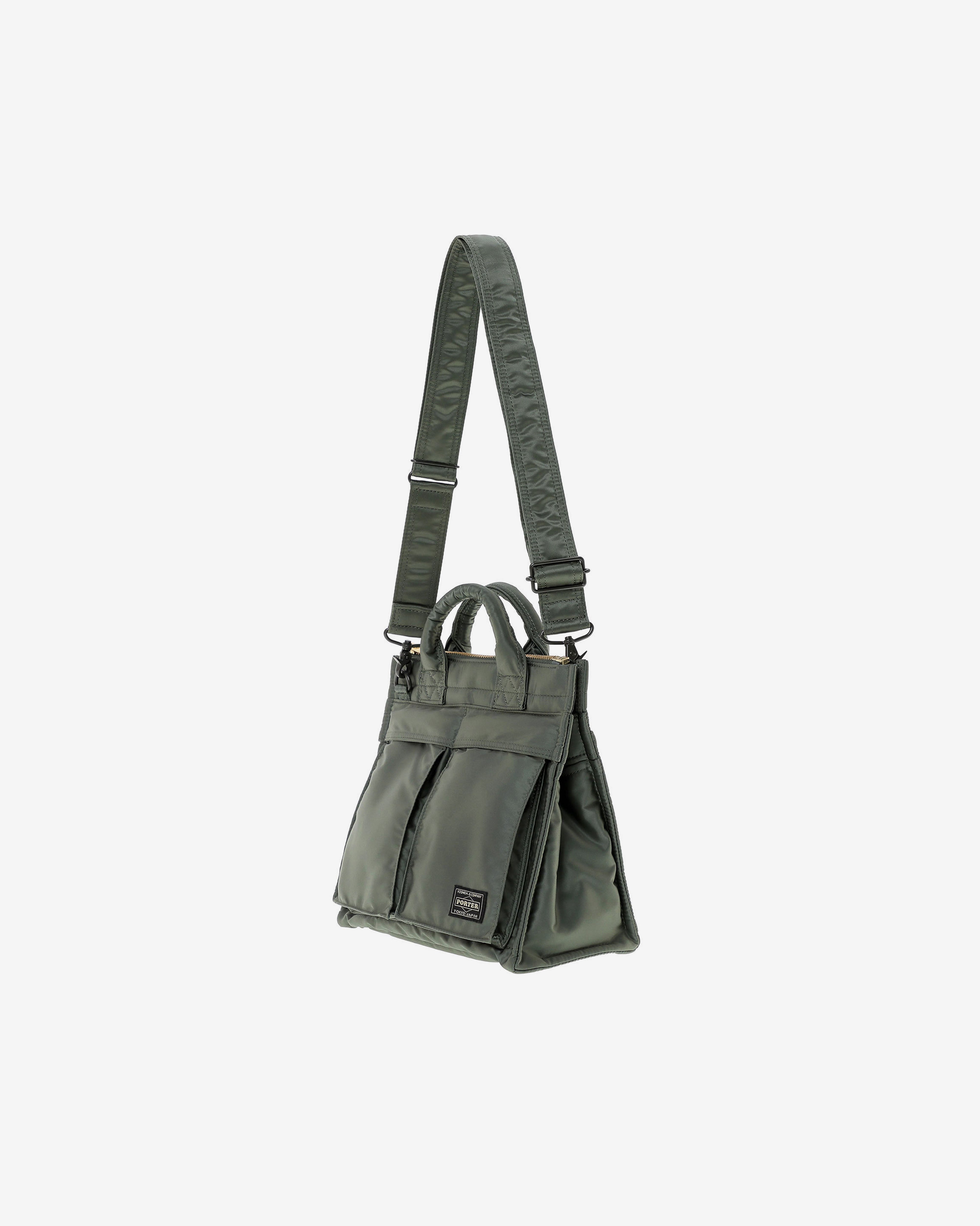 Porter Yoshida & Co.: Tanker Square Tote Bag (Green) | DSML E-SHOP