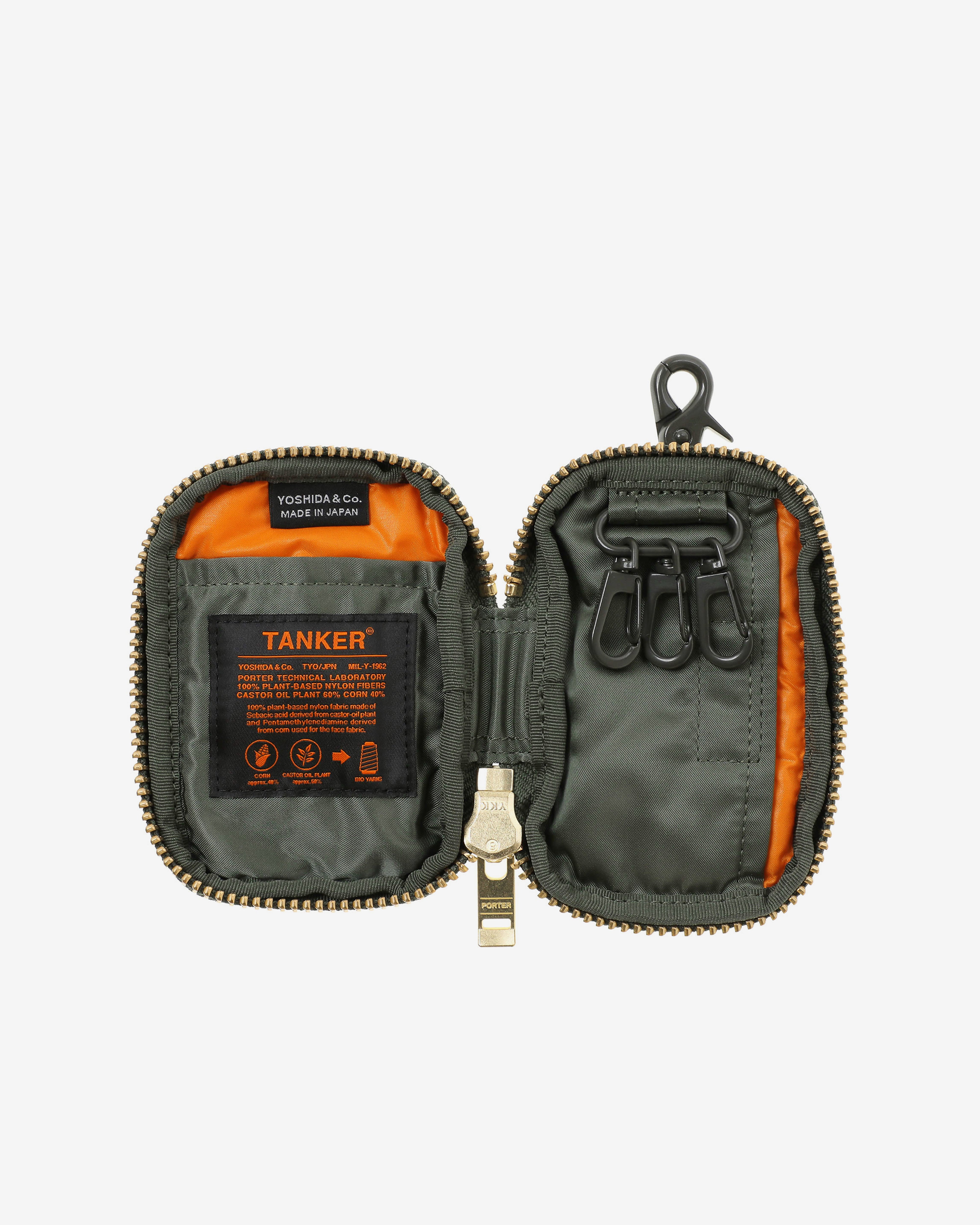 Porter Yoshida & Co.: Tanker Key Pack (Green) | Dover Street