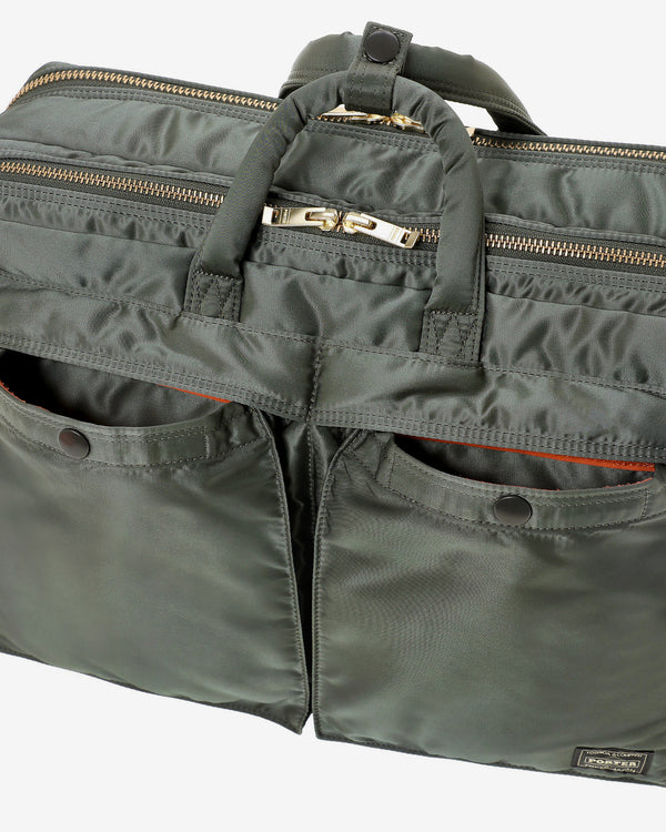 Porter Yoshida & Co. - Tanker 3Way Document Bag w Zip - (Green)