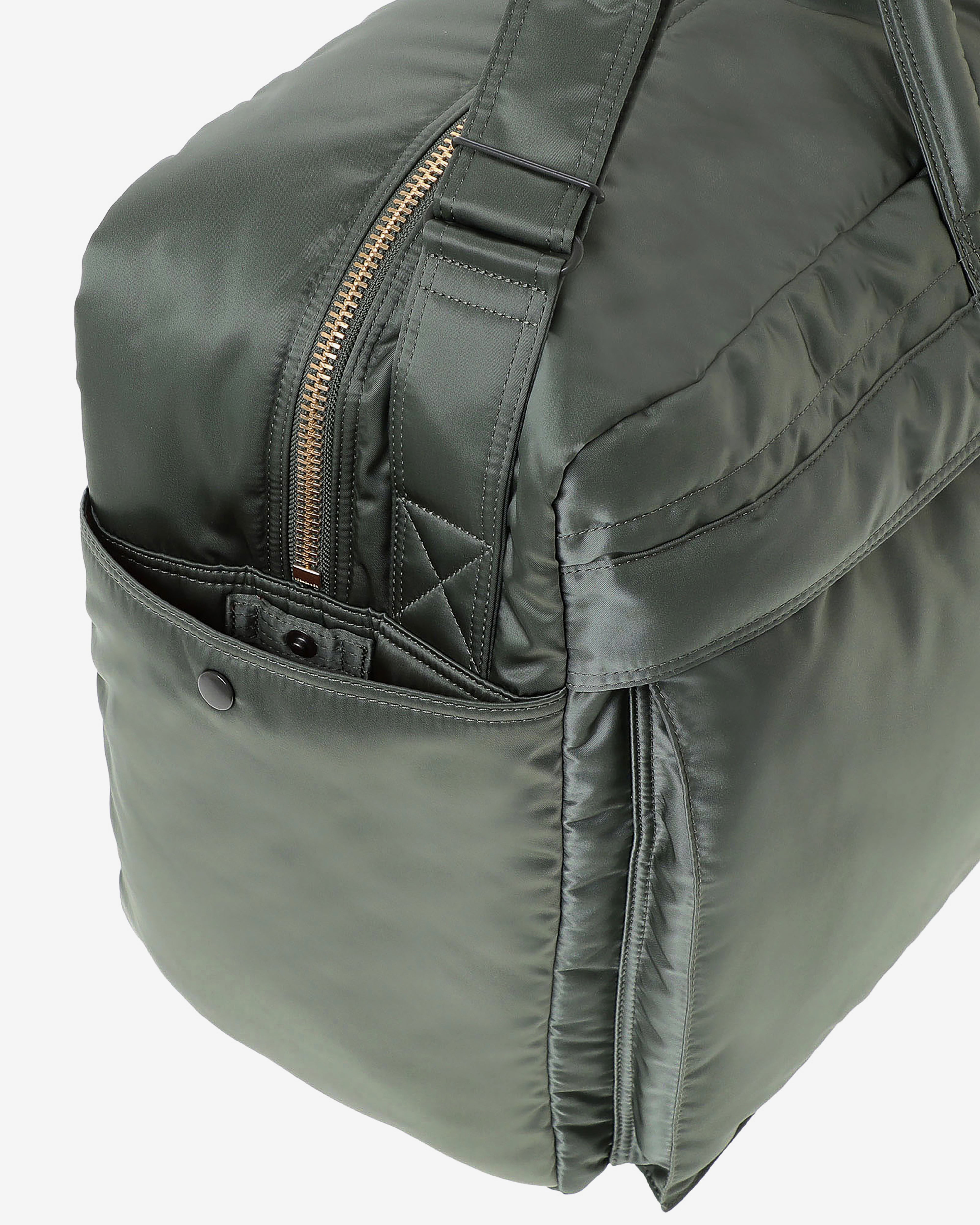 Porter Yoshida & Co.: Tanker Duffle Bag (L) (Green) | Dover Street