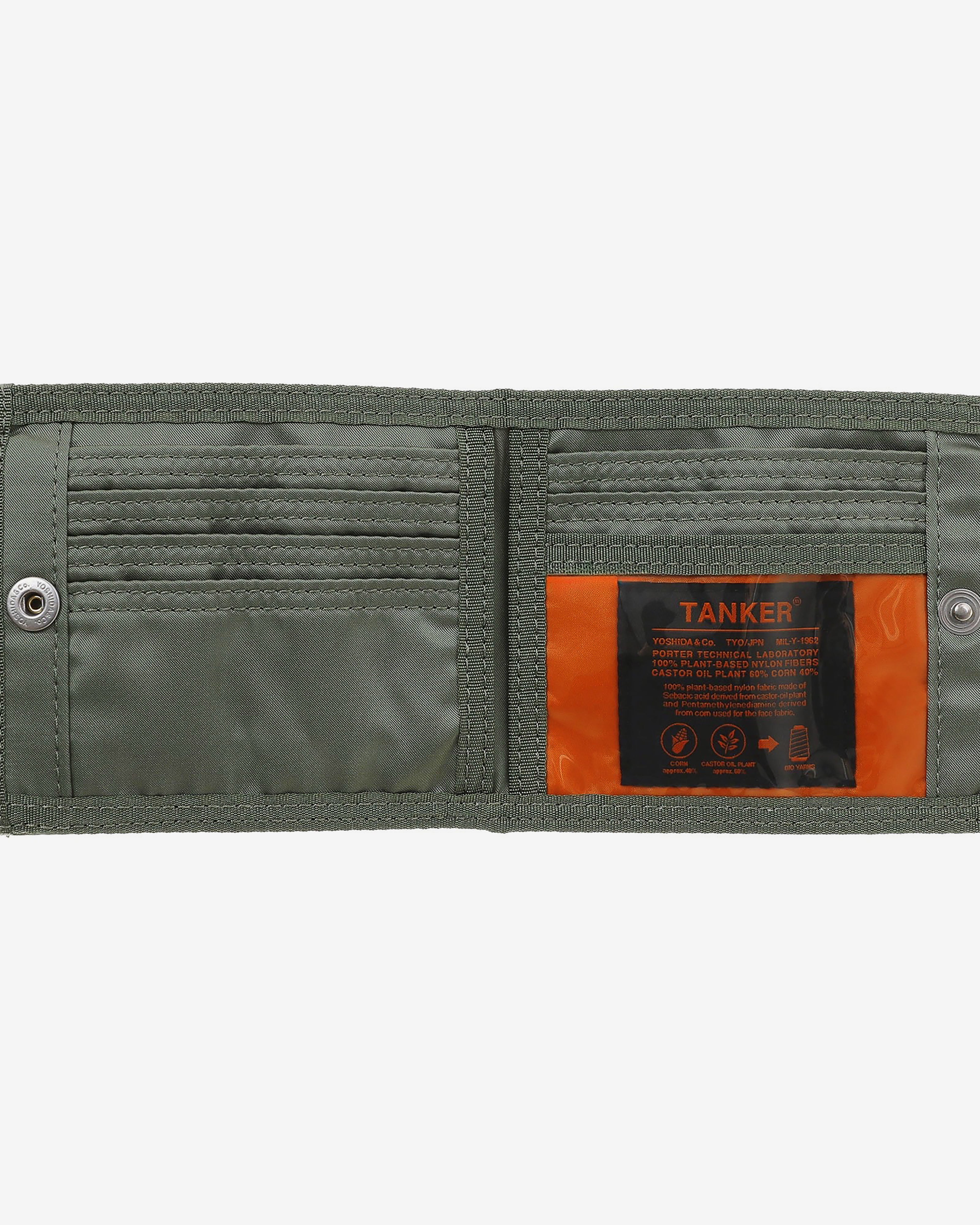 Porter Yoshida & Co.: Tanker Pocket Wallet (Green) | Dover Street