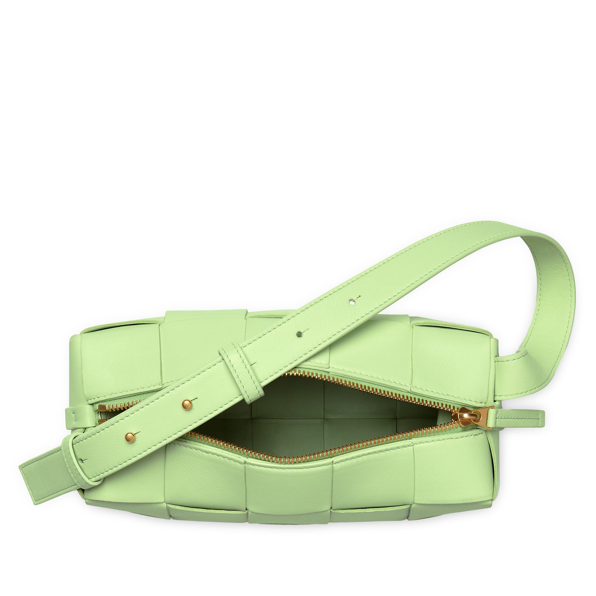 Bottega Veneta Women's Small Brick Cassette - Green - Shoulder Bags