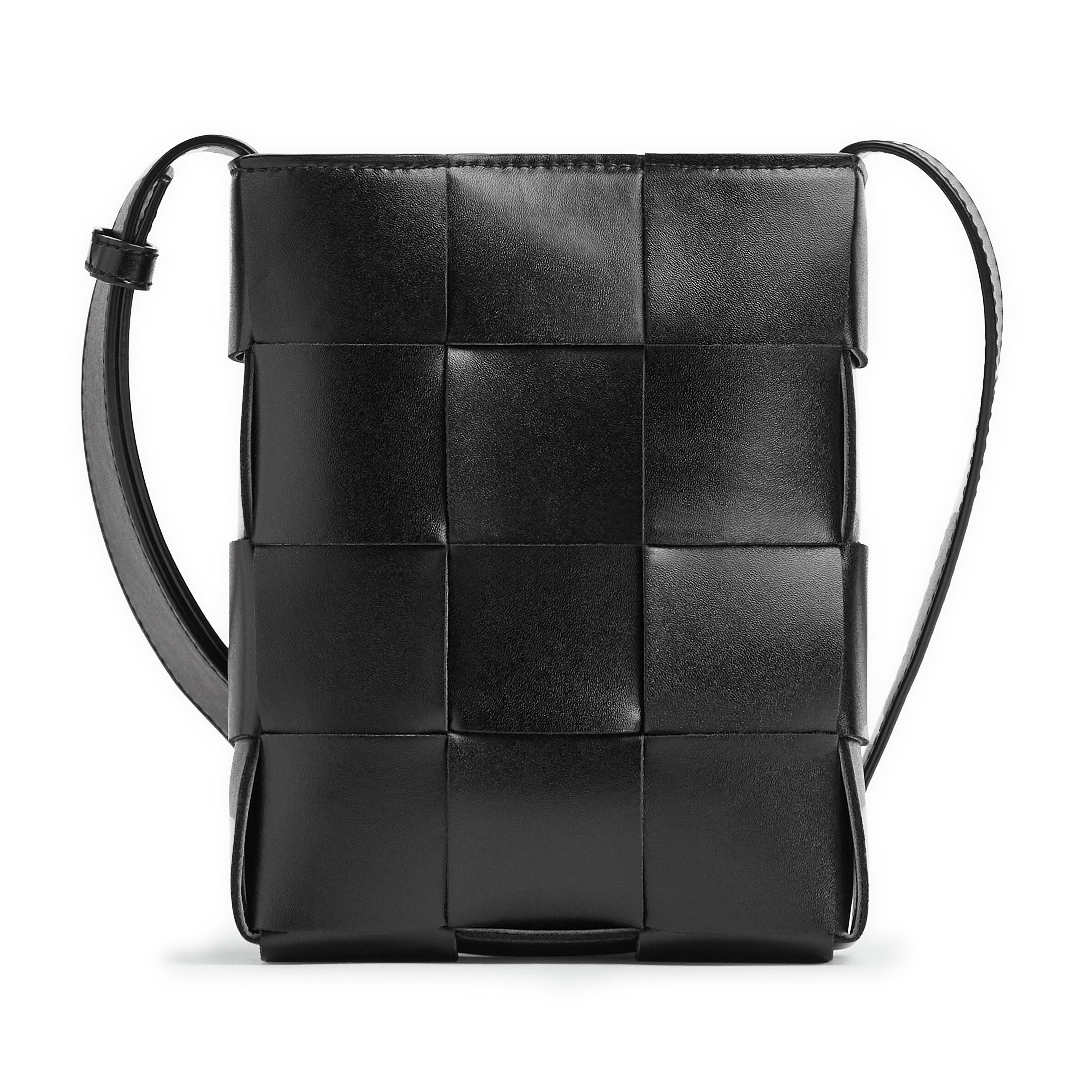 Bottega Veneta - Men's Mini Cassette Cross-Body Bag - (Black)