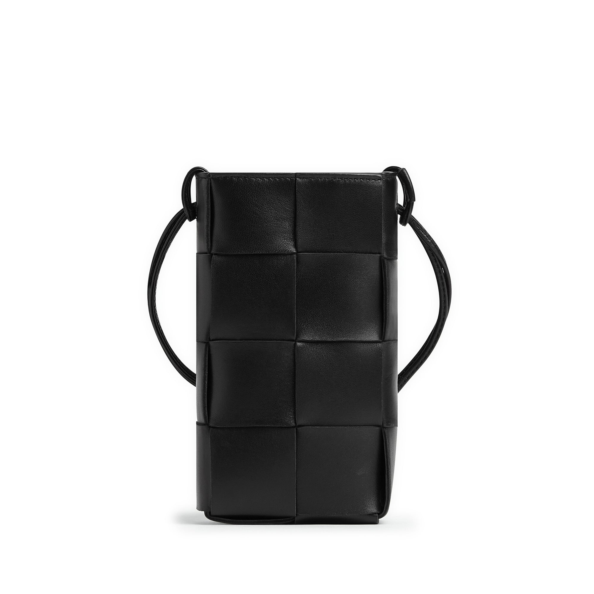 Bottega Veneta Cassette Maxi Intrreccio Leather Bag
