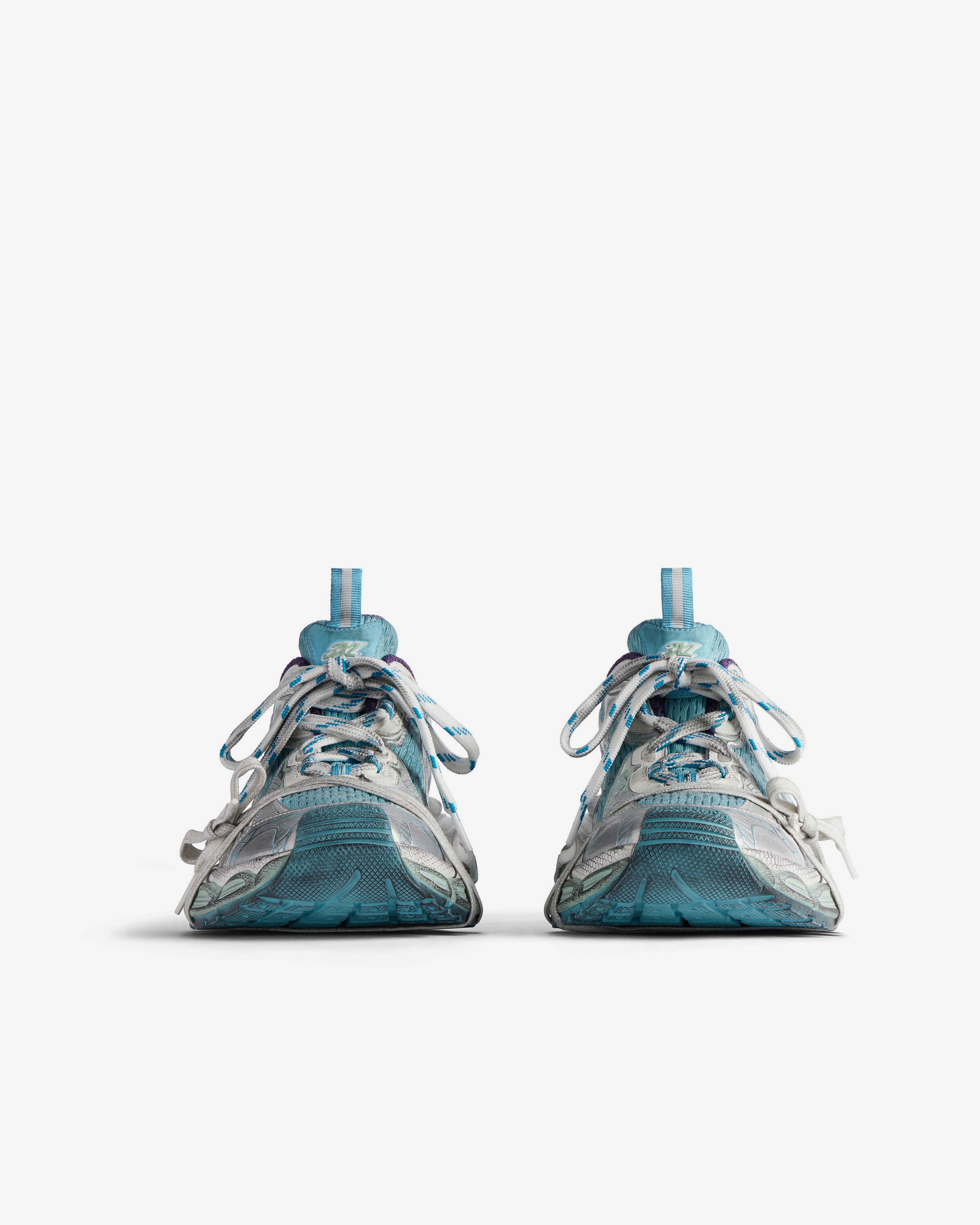 Balenciaga: Women's 3XL Trainers (Light Blue/White) | DSML E-SHOP