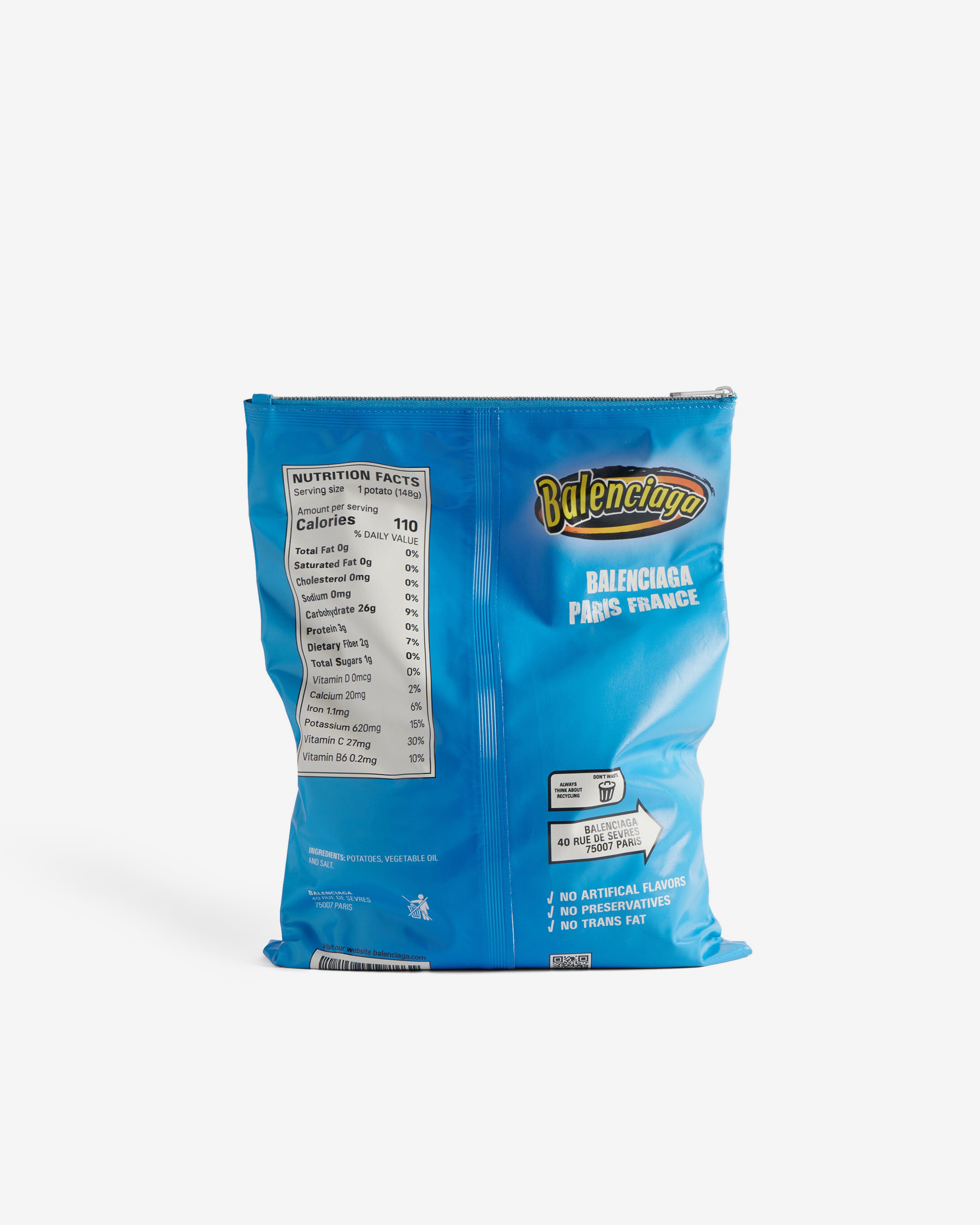 BALENCIAGA CHIPS BLUE BAG バレンシアガ チップスバッグ Balenciaga: Chips Bag (Blue) | DSML E-SHOP