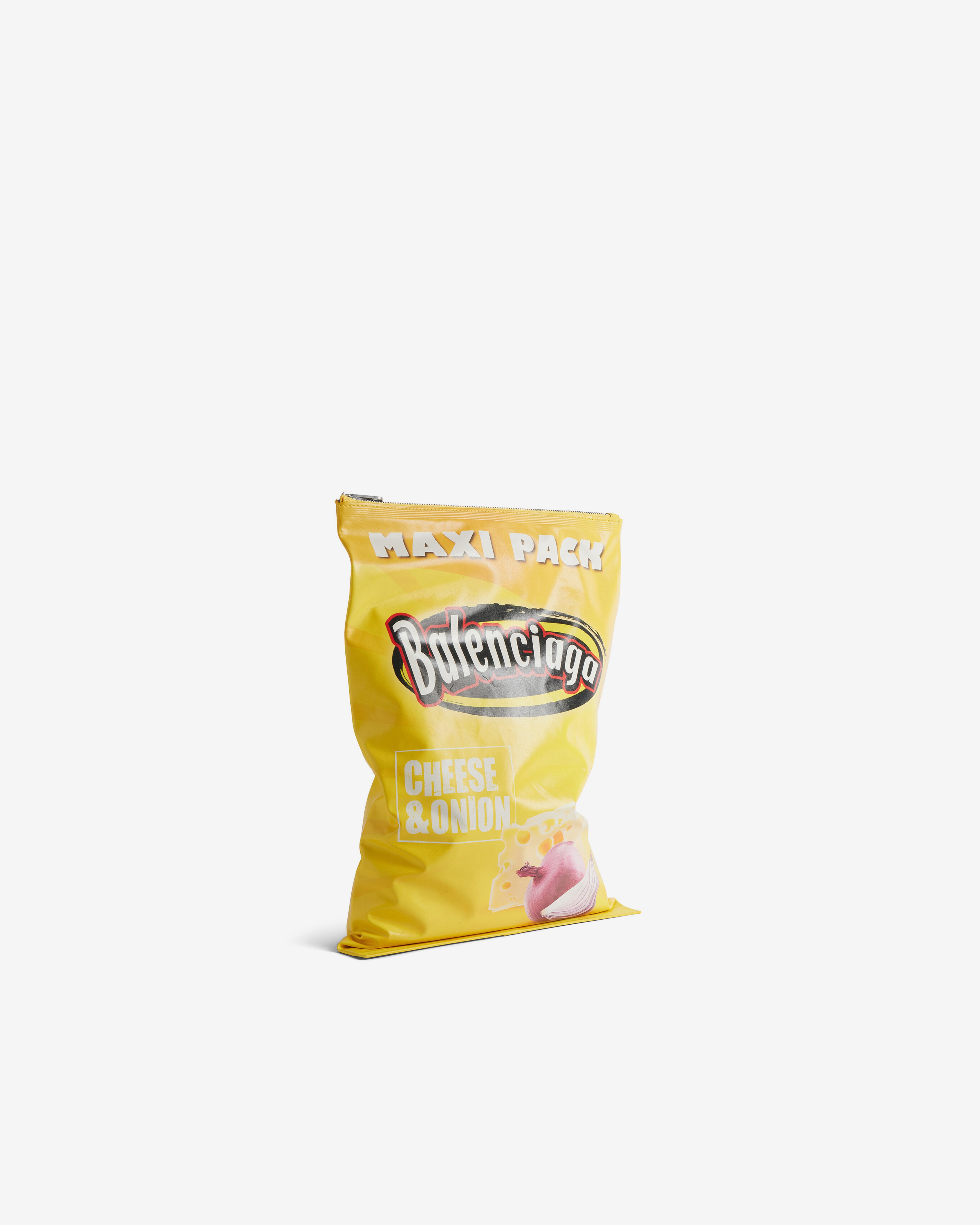 Balenciaga: Chips Bag (Yellow) | DSML E-SHOP