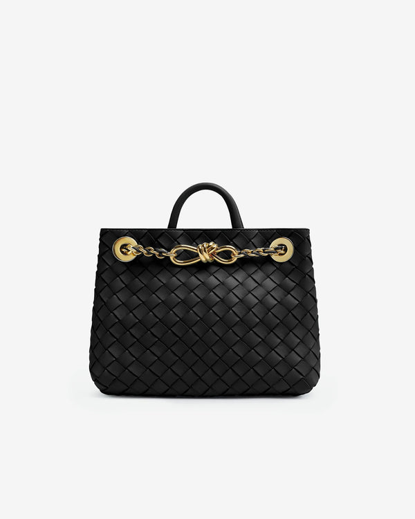 Bottega Veneta - Small Andiamo With Chain - (Black)