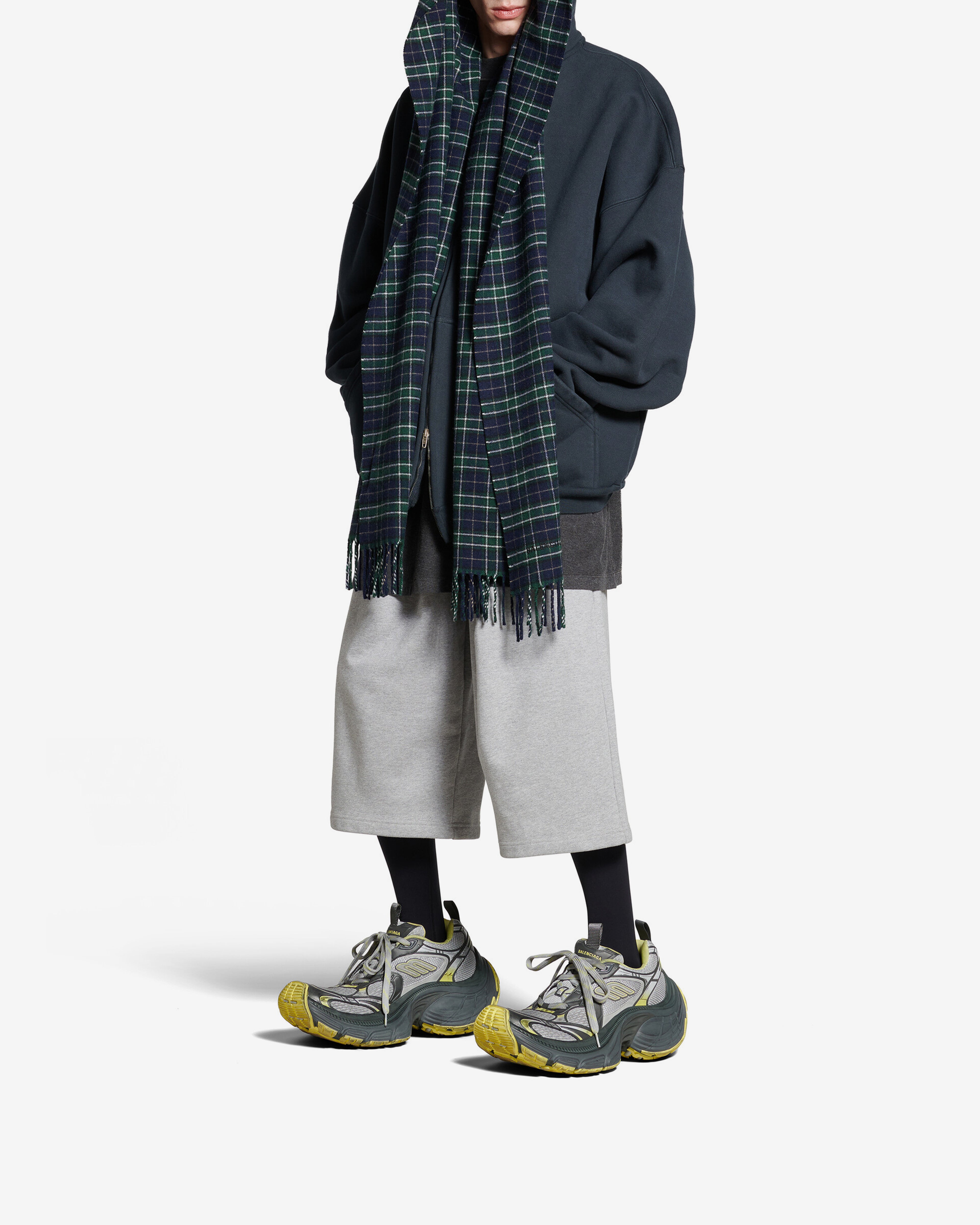 Balenciaga: Men's 10XL Trainers (Grey/Yellow) | DSML E-SHOP