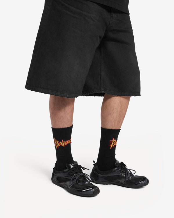 Balenciaga  - Men's Radar Trainers - (Black/Grey)