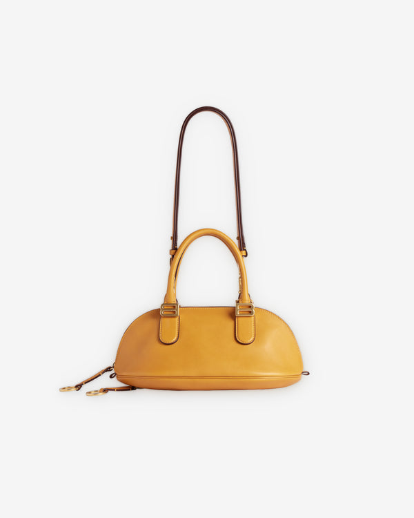 Balenciaga  - Women's Mini Bolero Bowling Bag - (Curry)