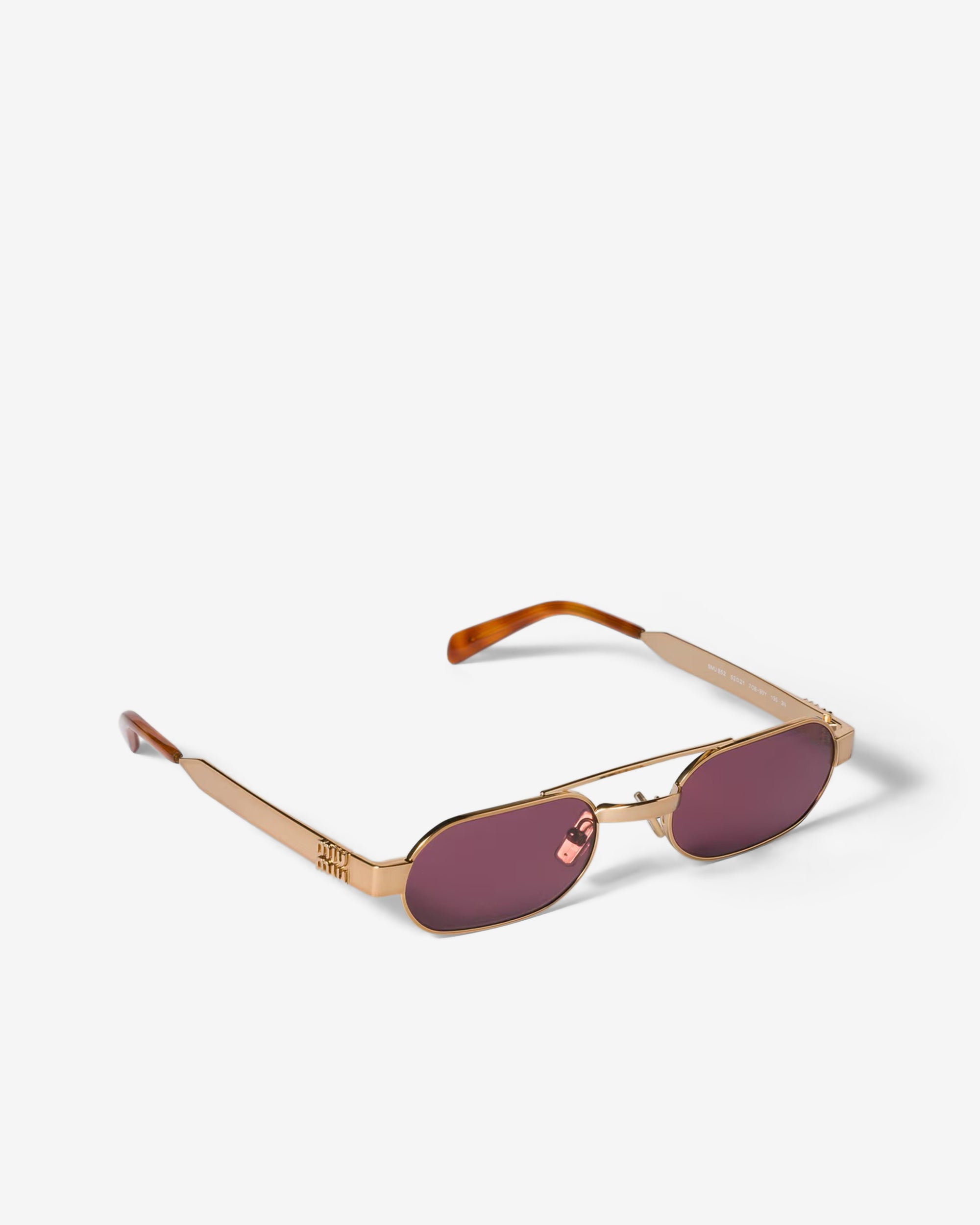 Miu Miu - Women's Envie Sunglasses - (Bio Marsala Red Lenses) view 2, Click to Zoom in