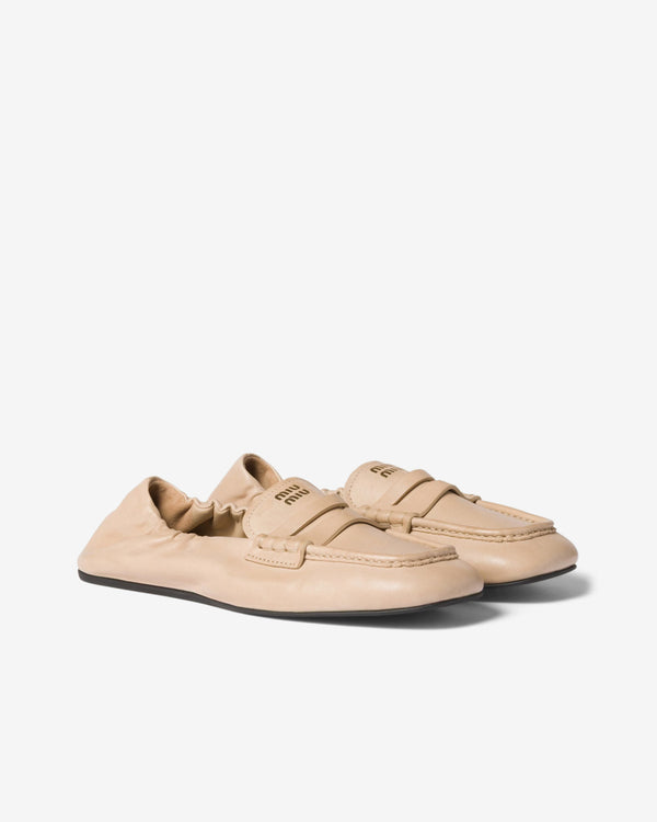 Miu Miu - Women's Ruches Loafers - (Cord)