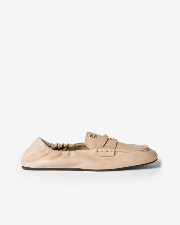 Miu Miu - Women's Ruches Loafers - (Cord)