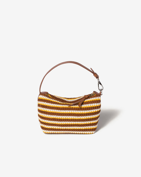 Miu Miu - Women's Crochet Pouch - (Cognac/Yellow)