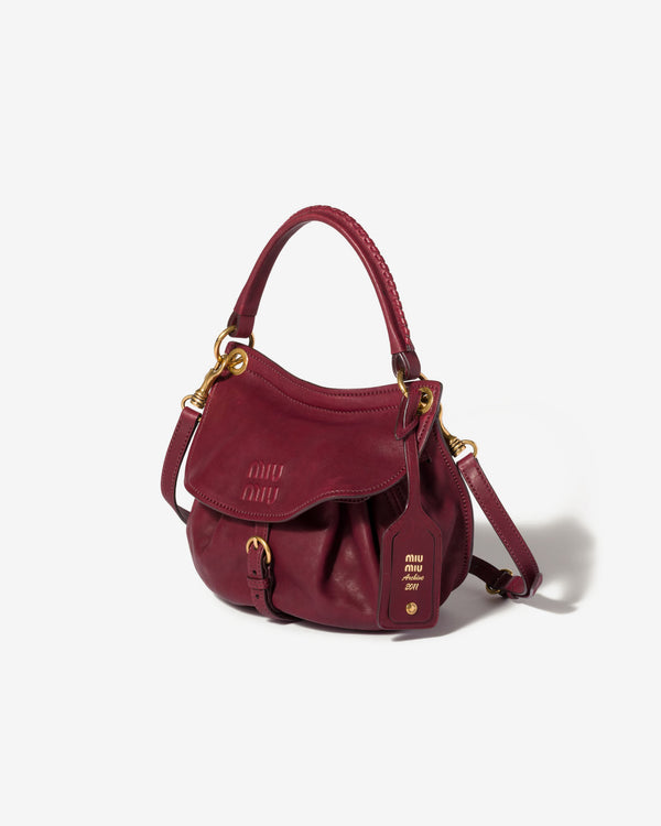 Miu Miu - Rendez-vous Nappa Leather Bag - (Amaranth Red)