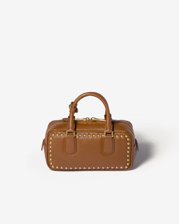 Miu Miu - Arcadie Studded Leather Bag - (Brandy)