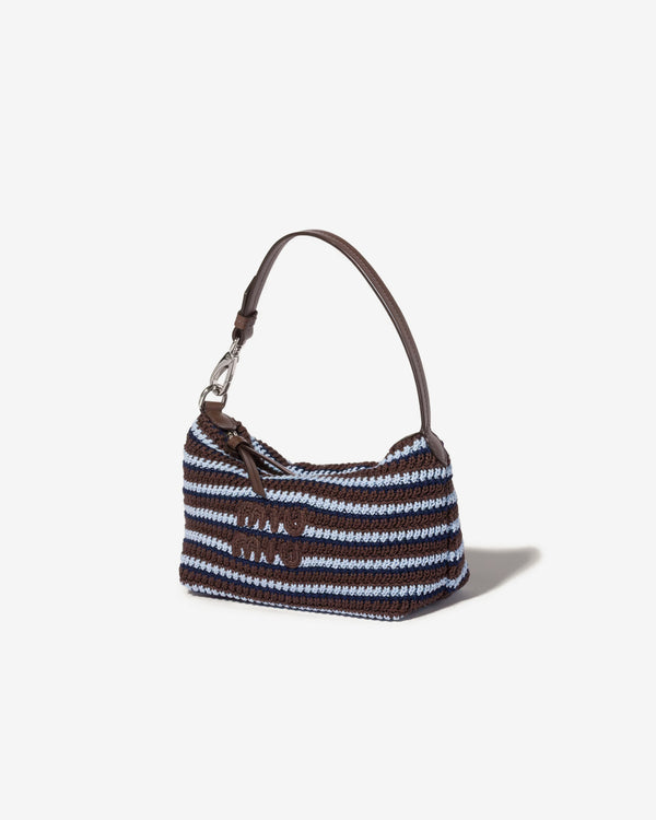 Miu Miu - Women's Crochet Pouch - (Cocoa Brown/Celeste)