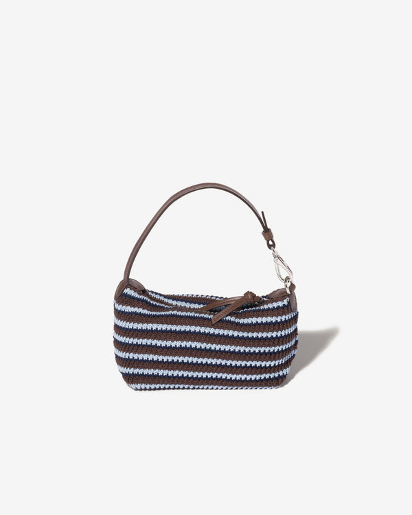 Miu Miu - Women's Crochet Pouch - (Cocoa Brown/Celeste)