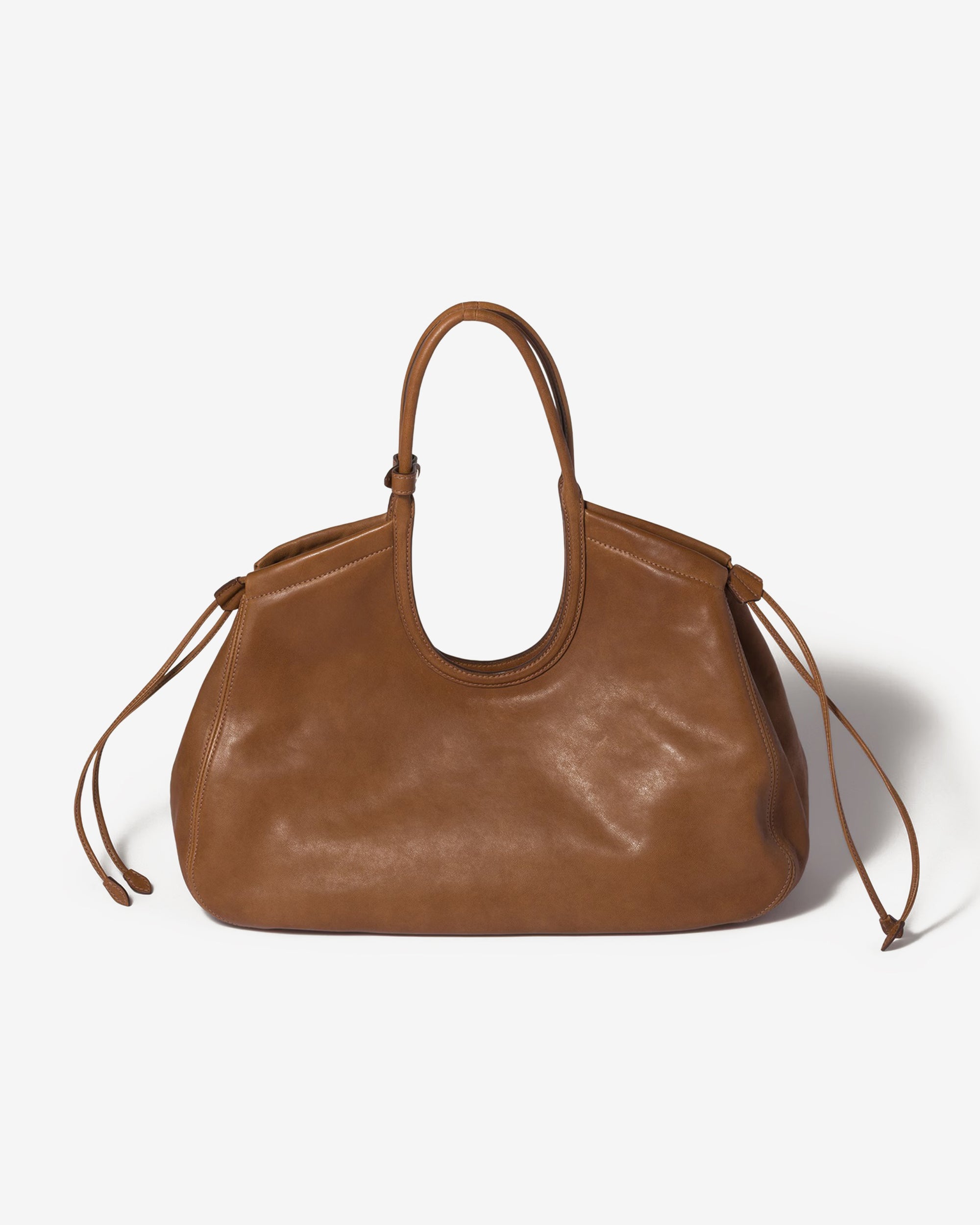 Miu Miu - Ivy Nappa Leather Shopping Bag - (Oak) view 3, Click to Zoom in