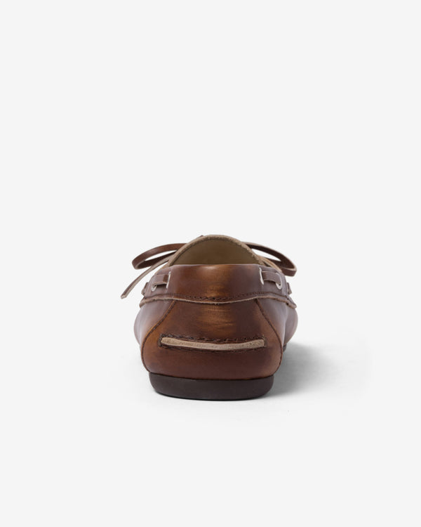 Miu Miu - Women’s Bleached Deck Shoes - (Sienna)